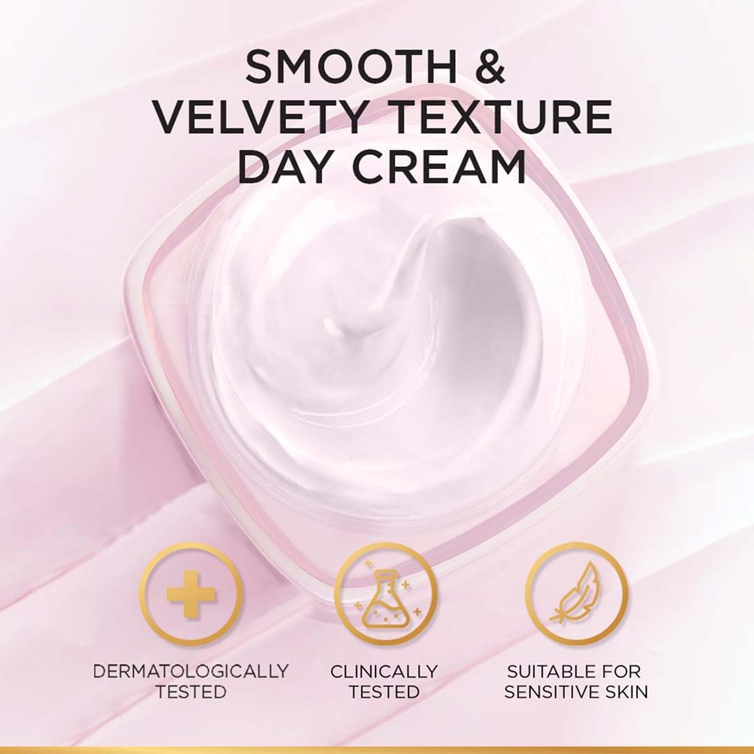 L'Oreal Paris Glycolic Bright Glowing Day Cream, Overnight Brightening Cream, Glycolic Acid in Gel-Like Cream Texture, that Visbily Minimizes Spots & Reveals Glowing skin, 50ml