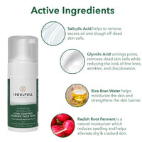 BE SOULFULL Acne Foaming Face Wash- Acne Control Face Wash with 1% Salicylic Acid, 1% Glycolic Acid- Daily Exfoliating Face Wash- Controls Oil, checks Open Pores & Removes Dead Skin Cells- 100ML