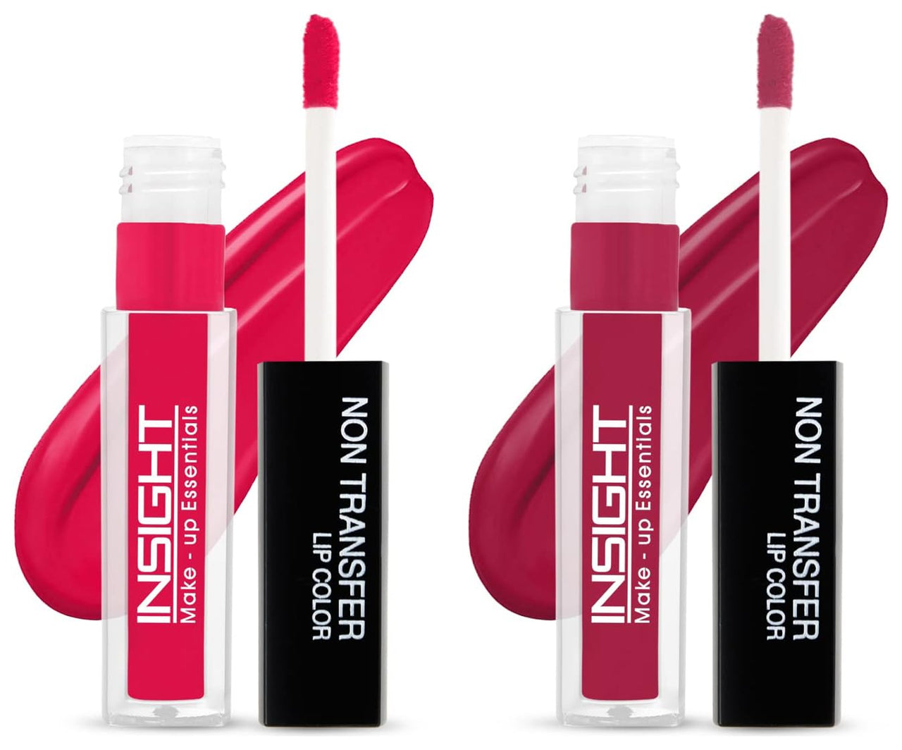 INSIGHT Non Transfer Matte Lip Color, 4Ml (14 Sugar Plum) & Matte Lip Color, 4Ml (10 Soft Rose)