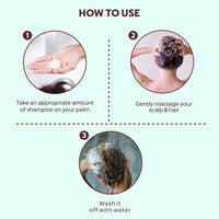 INDUS VALLEY Bio Organic Growout Shampoo 200ml for Hair Growth and Hairfall Control - 2 x 200g= 400g Set of 2