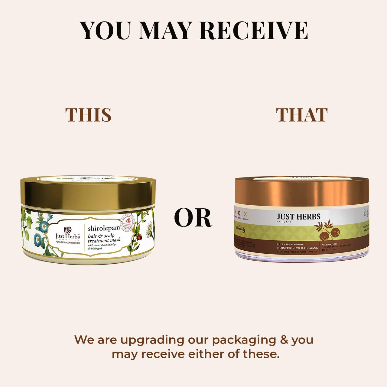 Just Herbs Anti Hairfall Care Combo With Shirolepam damaged Hair Mask & Neem Wooden Combo,2 Count