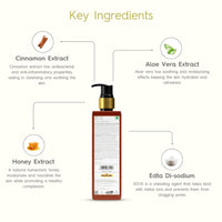 Khadi Traditional Premium Aloe Vera Face Wash for Men and Women, Moisturizing Facewash Suitable for All Skin Types, Natural Cleanser for Healthy Skin, Paraben & SLS Free for Daily Usage, 200 ml