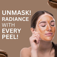 Jaquline USA Coffee Peel Off Face Mask for Men & Women both| Coffee Extract to Remove Tan & Deep Cleansing | Face Mask for Glowing Skin | Dermatologically Tested | 100ml