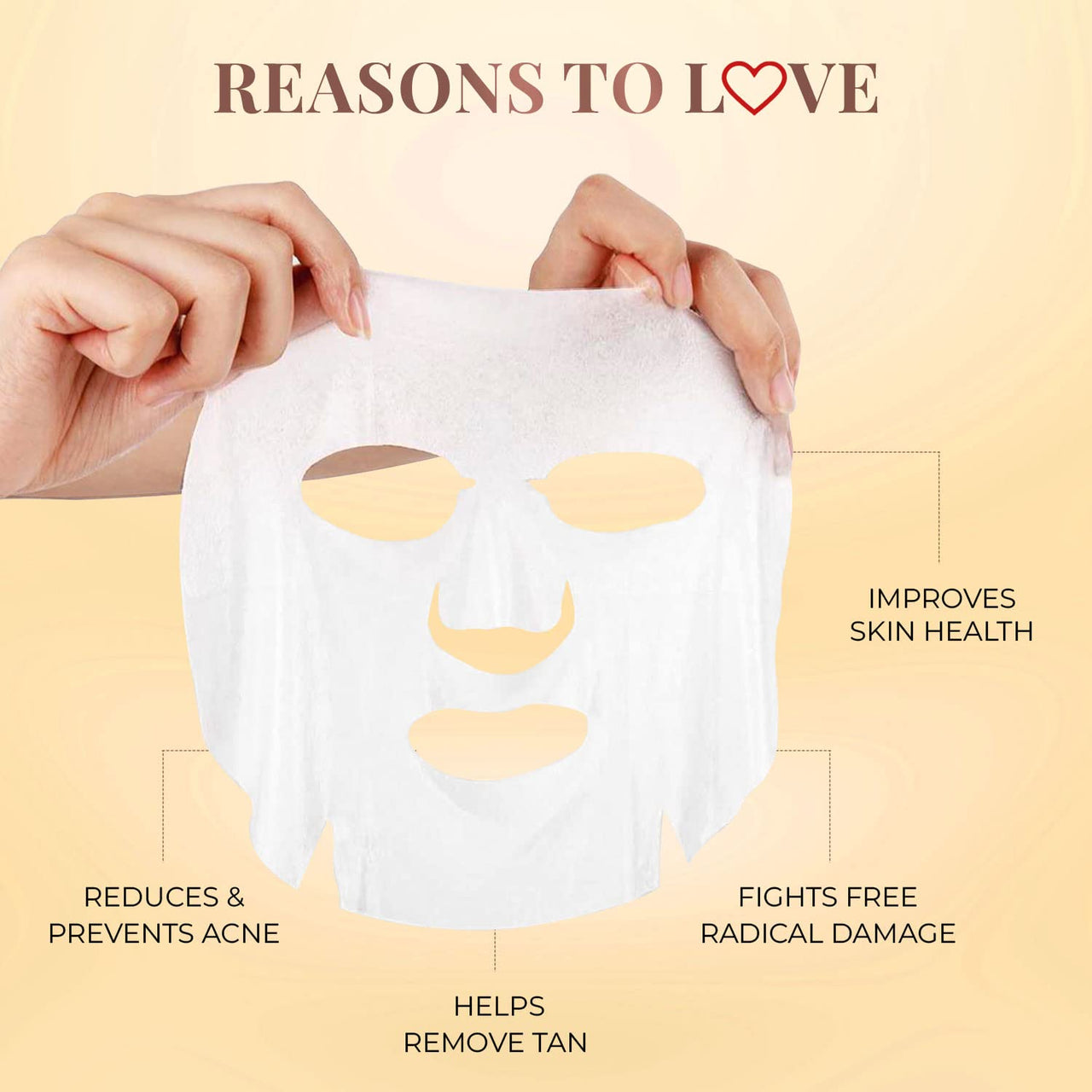 Just Herbs Sheet Mask Glowing Skin Serum Masks & Sheet Mask Glowing Skin Serum Masks Combo, Pack Of 1