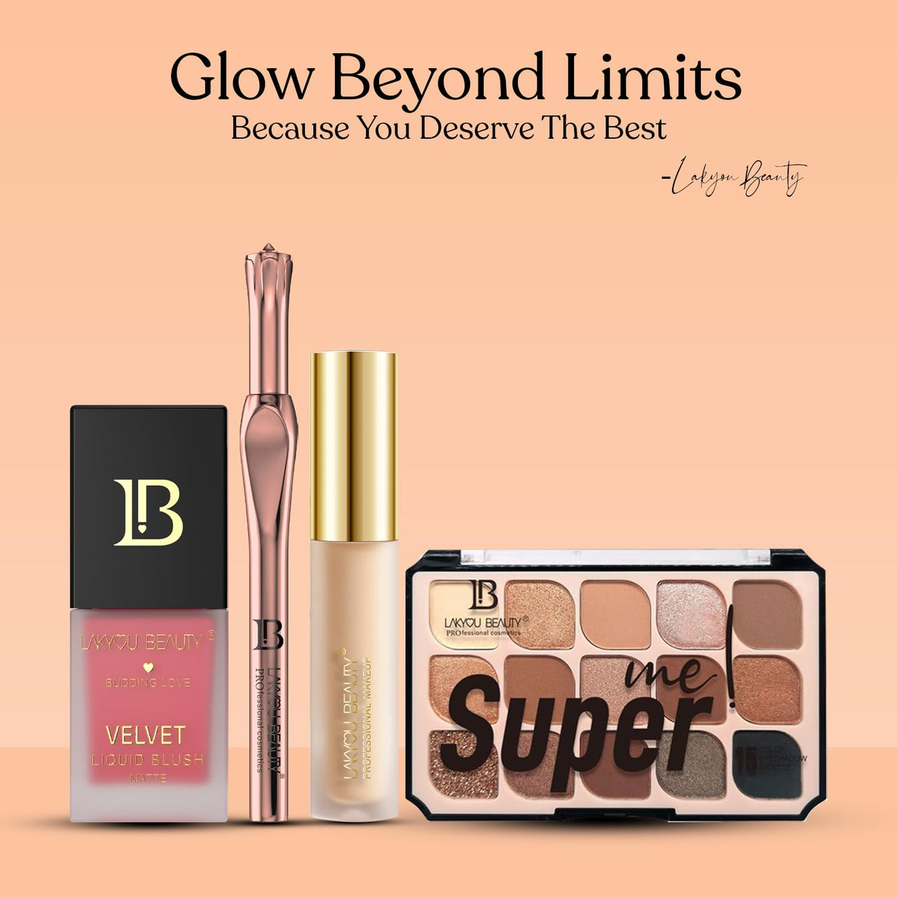 Lakyou Beauty High Coverage Liquid Concealers | Lightweight | Full Coverage | Smooth Finish | Long Lasting | Shade-04(Natural Nude) | 5.5ml