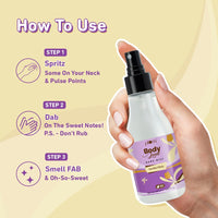 Plum Bodylovin' Vanilla Vibes Body Mist | Long Lasting Vanilla Fragrance For Women With Warm & Cozy Vanila Scent | High On Fun | Travel-Friendly Perfume Body Spray 100 Ml (Pack Of 4)