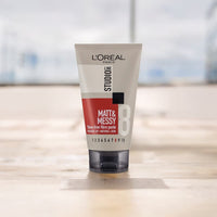 L'Oreal Paris Studio Line Natural Clear Gel Normal Strength 150ml (Matt & Messy No. 8)