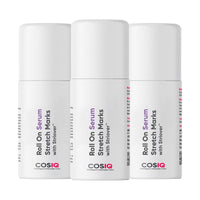 Cos-IQ Stretch Marks Removal Roll-On Serum (Pack of 3 X 40ml Each) | with Striover | Scar Removal | Uneven Skin Tone | All Skin Types | 120ml