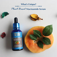 Blue Nectar Under Eye Serum with Plant Based Niacinamide from Potato Starch Papaya Dark Circles Serum with Advance Skin Firming Brightening Form (17 Herbs, 30ml)