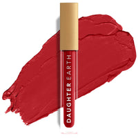 DAUGHTER EARTH Liquid Lipstick With Vitamin E & Hyaluronic Acid | Vegan Highly Pigmented Lip Color | Long Lasting Matte Smudge Proof Lip Stick For Moisturised Hydrating Lips - One Hot Mess | 5ml