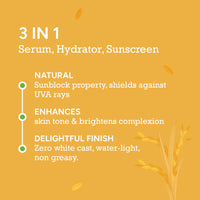 CITTA Invisible Sunscreen Serum SPF 50 PA++++ For Women & Men | No White Cast For All Skin Types | Rice Water & Bisabolol Sunscreen Serum | Hydrating & Non-Greasy | 30 ml