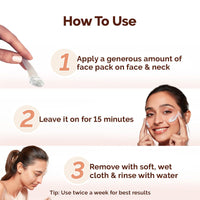 Mamaearth Chia Hydra-Calm Face Pack with Chia Seed & Ceramides for Healthy Skin Barrier - 200g | DIY-like Texture | Instant Hydration & Glow | Gel Cream Cooling Mask | Free From Harmful Chemicals | All Skin Types