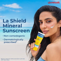 La Shield Pollution Protect SPF 50 Mineral Sunscreen Gel | PA+++ | Lightweight & Oil free | Moisture boost formula | Water resistant| All Skin types |Dermatologist Tested | 50g | Pack of 2