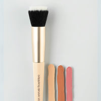 Milagro Beauty Stippling Brush 09 – Dual-Layered Brush for Liquid & Cream Foundation, Blush & Highlighter, Airbrushed Finish, Seamless Blending, Vegan Bristles, Professional Results