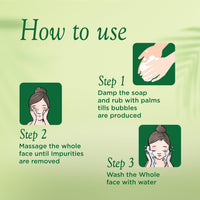 Chandrika Ayurvedic Soap Classic| Handmade Soap for Naturally Radiant Skin| For All Skin Types| 125g (Pack of 3) + 2x125g Soap Free