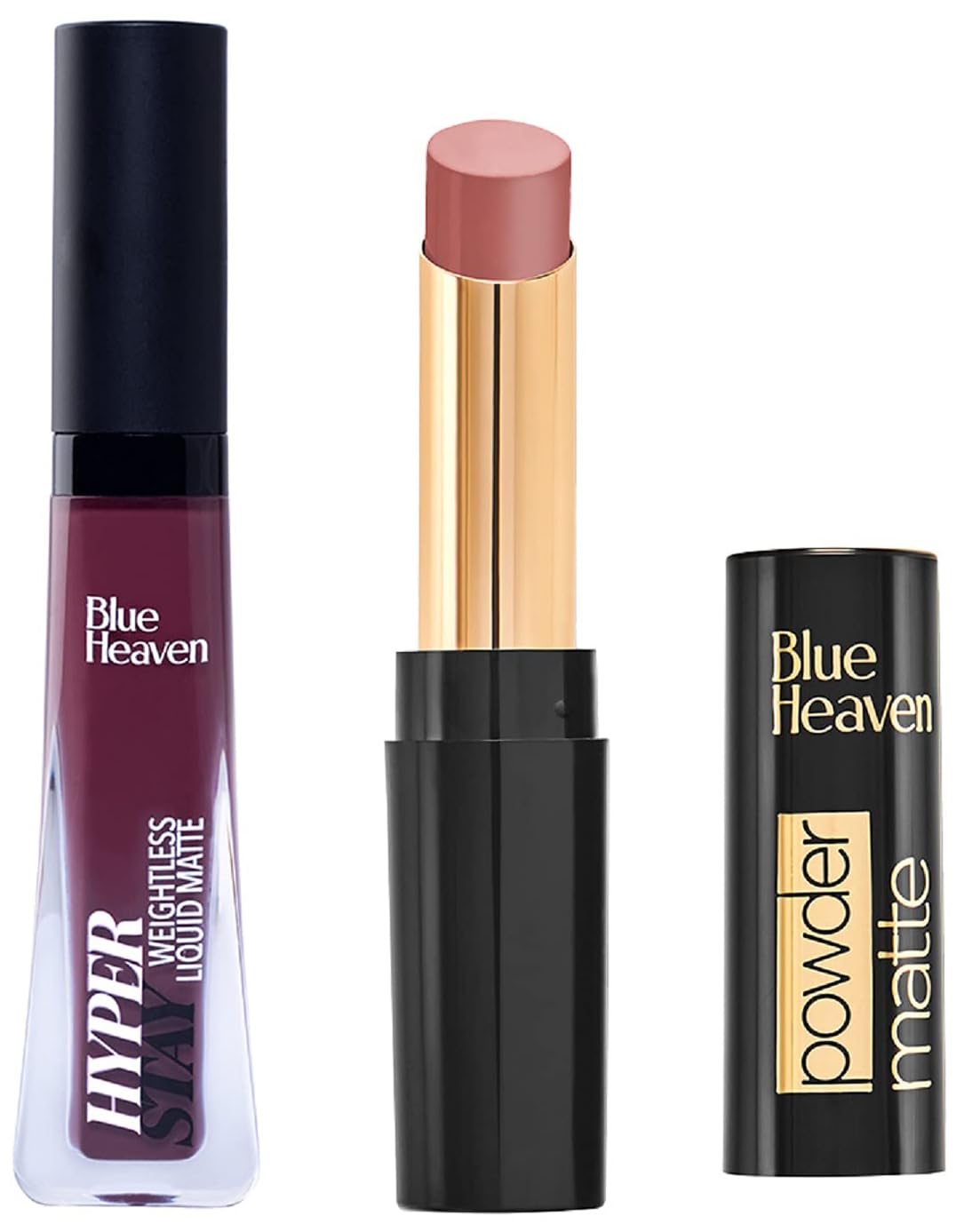 Blue Heaven Hyperstay Weightless Liquid Matte & Blue Heaven Powder Matte-Sienna Sunset N03