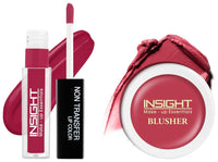 Insight Cosmetics Insight Non Transfer Lip Color Matte Texture12Hrs WaterproofTrue ColorSmudge Proof Paraben Free 100% Veg, 4ml(LG40-14) Crème Blusher, Face Makeup, Raspberry Gelato, 3.5 gm(B-02=02)