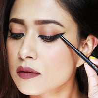 FLiCKA Breathtaking Eyes Twist Kajal Waterproof, Smudge Proof, Longlasting, Dermatologically approved, Intense Colour, Black, 0.30g