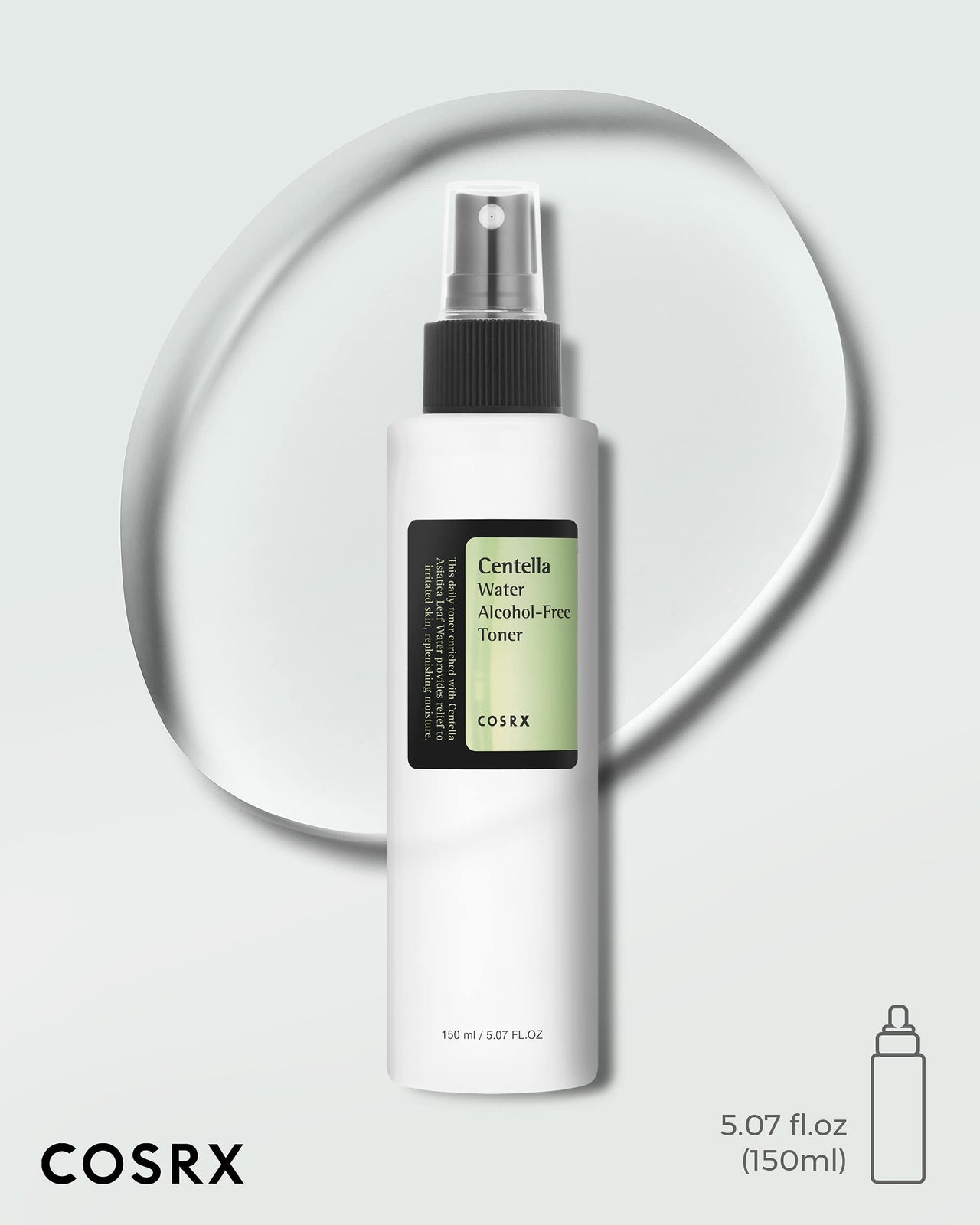 Cosrx Centella Water Alcohol-Free Toner (Pack of 150ml)