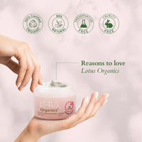 Lotus Organics+ Precious Brightening Cream | For Dark Spots, Blemishes & Pigmentation | SPF 20 Moisturizer | 50g
