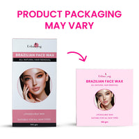 Urban Yog Brazilian Beans Wax, Face Wax/Katori Wax for Women (100g) | India’s 1st Liposoluble Stripless Wax | Pan with Handle & Spatula | Natural Ingredients | For Upper Lips, Chin, Cheeks & Hairline