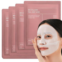 Bio-Collagen Overnight Face Mask | Korean Glass Skin Hydrogel Mask for Deep Hydration, Pigmentation, Anti-Aging & Pore Minimizing | Hyaluronic Acid, Niacinamide, Vitamin E & Centella