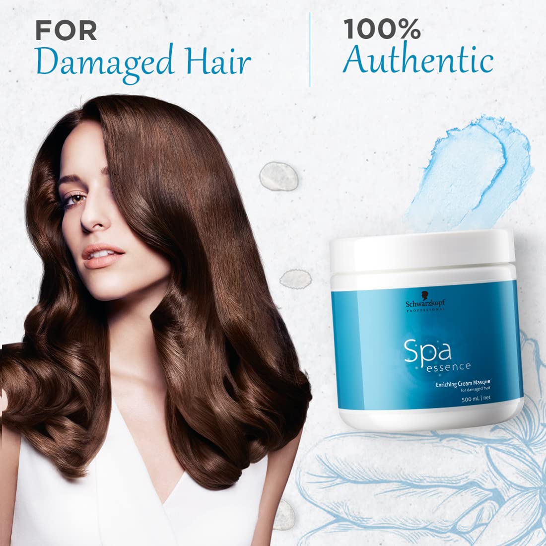 Schwarzkopf Professional Spa Essence Enriching Masque | For Damaged, Dull Hair | 500 Ml