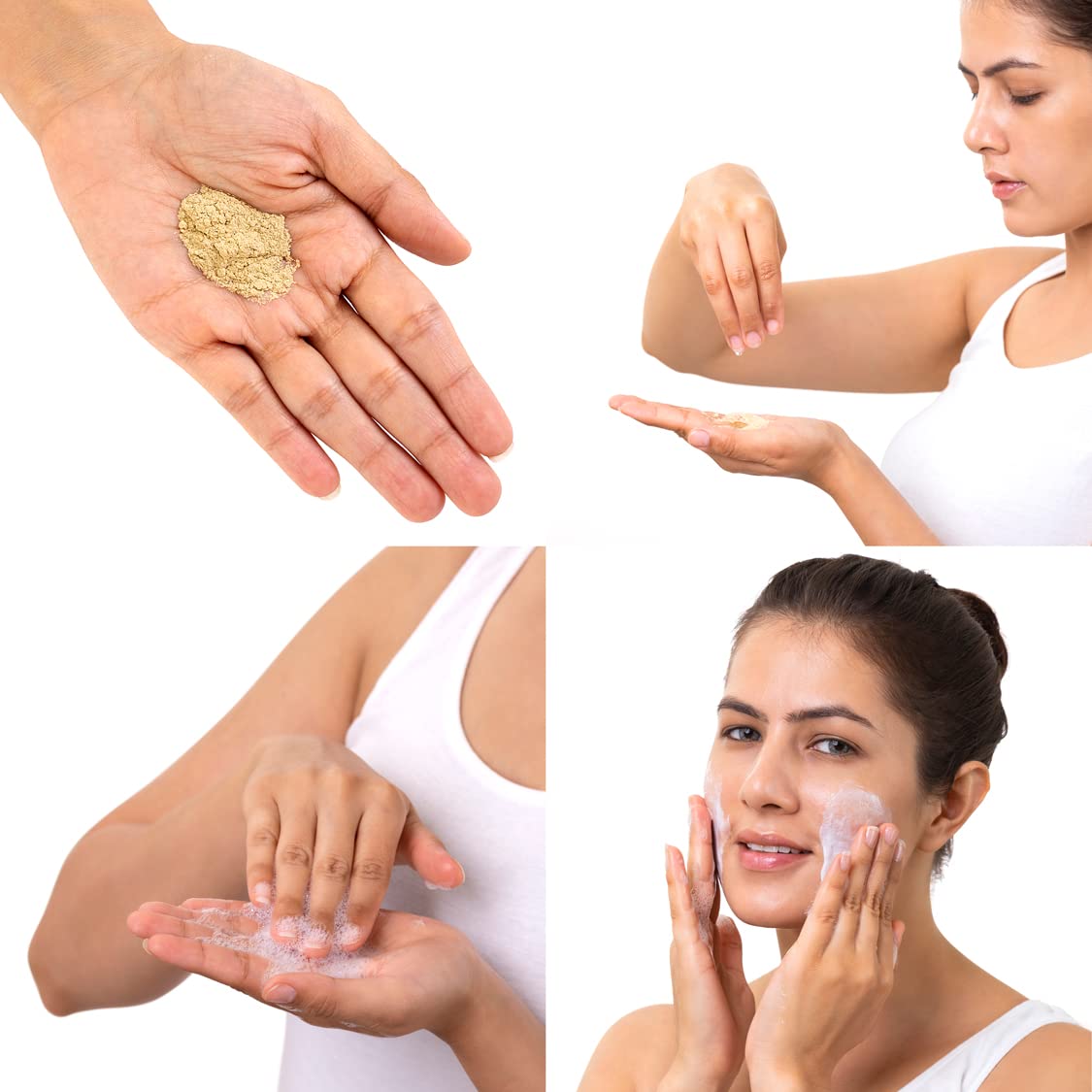Brillare Rose Face Wash | Anti Ageing Skin | Sandalwood & Coconut Face Wash for Hydration| 30g & Brillare Vitamin C Face Wash| 30g Combo