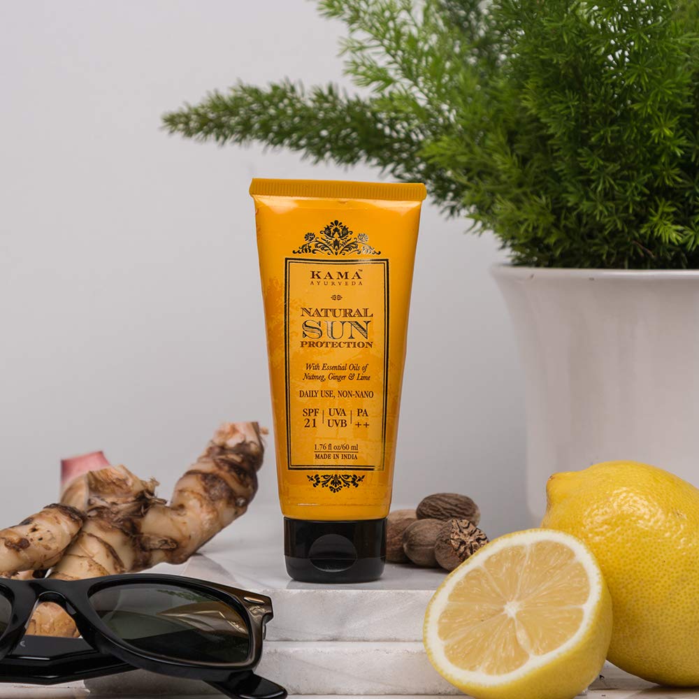 Kama Ayurveda Sun Protection Spf-21 Oil, All Skin Type - 60 Grams