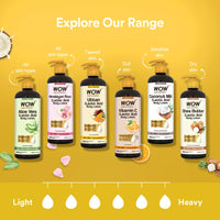 WOW Skin Science Ubtan Body Lotion- All skin type - Anti-Tanning & Smoothening Care with Saffron Extract, Sandalwood Oil - 400mL