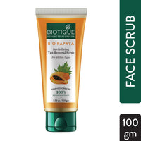 Biotique Bio Papaya Revitalizing Tan-Removal Scrub, 100g & Walnut Purifying & Polishing Scrub, 100g
