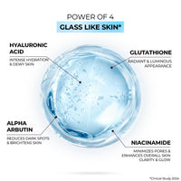 Streax Hydrate & Shine Face Serum, 30ml|10% Hyaluronic Acid|Serum for Glowing Skin |Instant Glow, Deep Hydration & Brightening in 3 Days|Glass Skin Finish|Clinically Tested| All Skin type