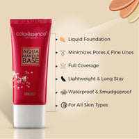 Coloressence Single HD Makeup Base Cream Foundation Pancake Long Stay Waterproof Matte Finish