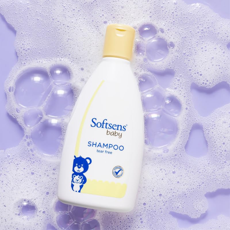 Softsens Baby TEAR FREE Shampoo | Mild, Hypoallergenic , Paraben & Sufate Free (200ml x Pack of 4)