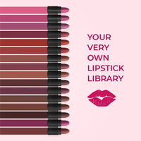 Just Herbs Ayurvedic, Natural Lip & Cheek Tint- 06 Pink Forever(Creamy Matte) & Just Herbs Ayurvedic Creamy Matte Lipstick Set38gm (Pack of 16)