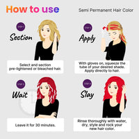 2.Oh! Italian- Red Hair Color For Women & Men | Ammonia-Free DIY Semi Permanent Hair Color | Enriched with Argan Oil | Lasts upto 12-15 Washes