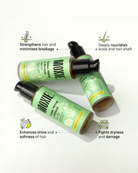 Moxie Beauty Almond, & Cocoa Oil - Provides Deep Nourishment for Strong, Healthy Hair | Fights Dryness, Damage and Breakage | Suitable For All Hair Types | 100 ml