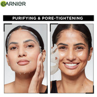 Garnier Skin Naturals, Face Mask, Hydrating & Detoxifying, Black Serum Mask Pure Charcoal, 1 pc, 28gg