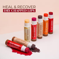 Just Herbs Tinted Lip Balm for Men and Women with SPF 20+ for Dark Lips to Lighten 4 g (Coffee)