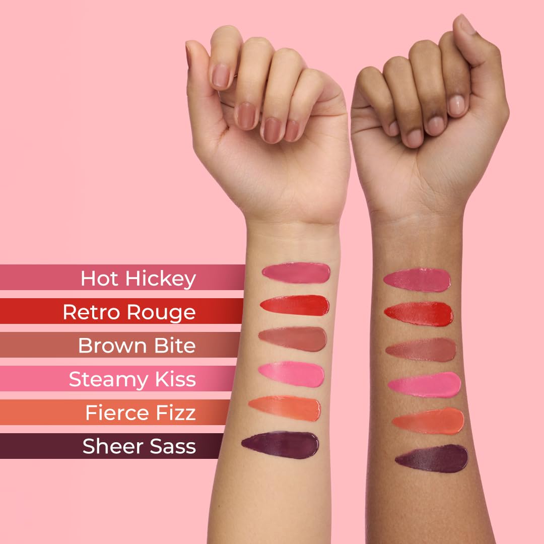 LoveChild Masaba Quench Tint, 3-in-1 Lip, Cheek & Eye Tint, Brown Bite (Nude Brown) Hydrating, Multipurpose Makeup, Lightweight, Blendable Color with Niacinamide & Hyaluronic Acid, 12 g