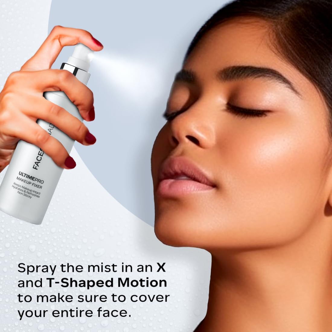 FACESCANADA Waterproof Fix & Finish Kit | Makeup Fixer (50Ml) + Warm Sand All Day Hydra Matte Mini Foundation (15Ml) | Makeup Kit For Women (Combo Pack Of 2)