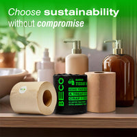 Beco Bamboo Soft Facial Tissue Papers- 100 Pulls (Pack of 6), 600 Pulls - 2 ply,100% Natural and Eco