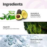 MANETAIN Ultimate Moisture Therapy - 100gm | Deep Conditioning for Dry, Frizzy, Thirsty Hair | Hydrating Formula with Algae Oil, Avocado Butter, and Hyaluronic Acid | Sulphate, Paraben, Silicone-Free | Curl Definition & Frizz Control