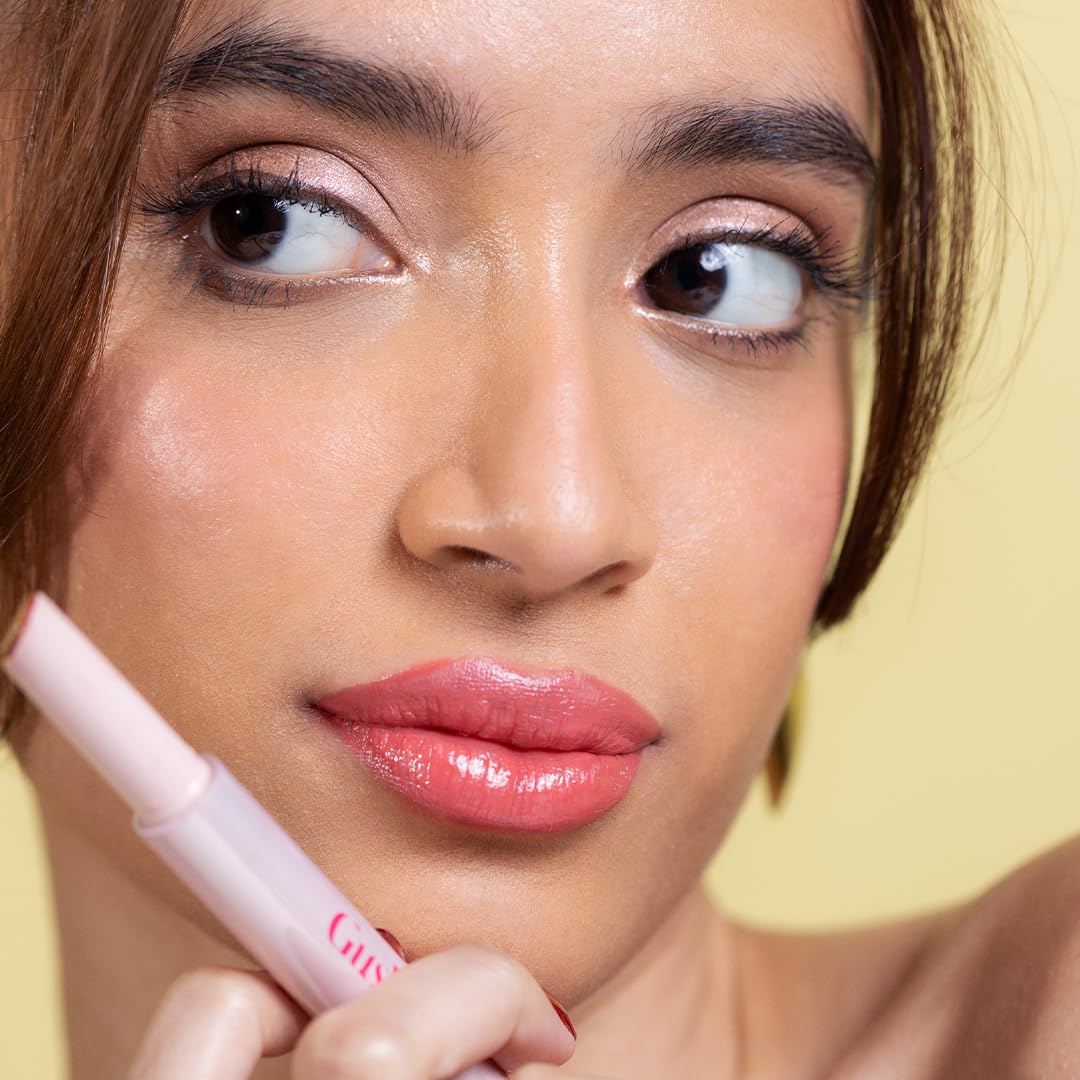 Butter Balm -Glossy Tint Balm | 3-in-1 Plumping Lip Gloss Balm For High Shine | Hydrating | Long Lasting | Glass Shine | Non Drying 1.7g (Lover (Creamy Baby Pink))