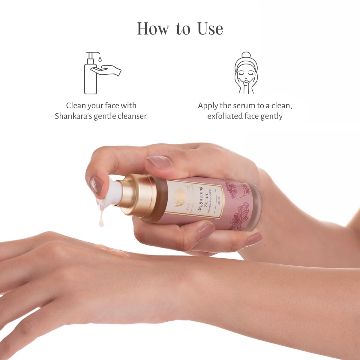 Shankara Brightening Face Serum With Mead Owsweet and Lemongrass For Tri-Dosha (All Skin Type) - 30 ml