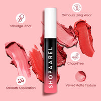 Shopaarel Gloss Love Matte Edition Liquid Lip Gloss For Soft & Dewy Lips Enriched Lip Color For Glossy Look |Lightweight Non Sticky Lip shiner For Moisturizing Lips(NEW) (05)