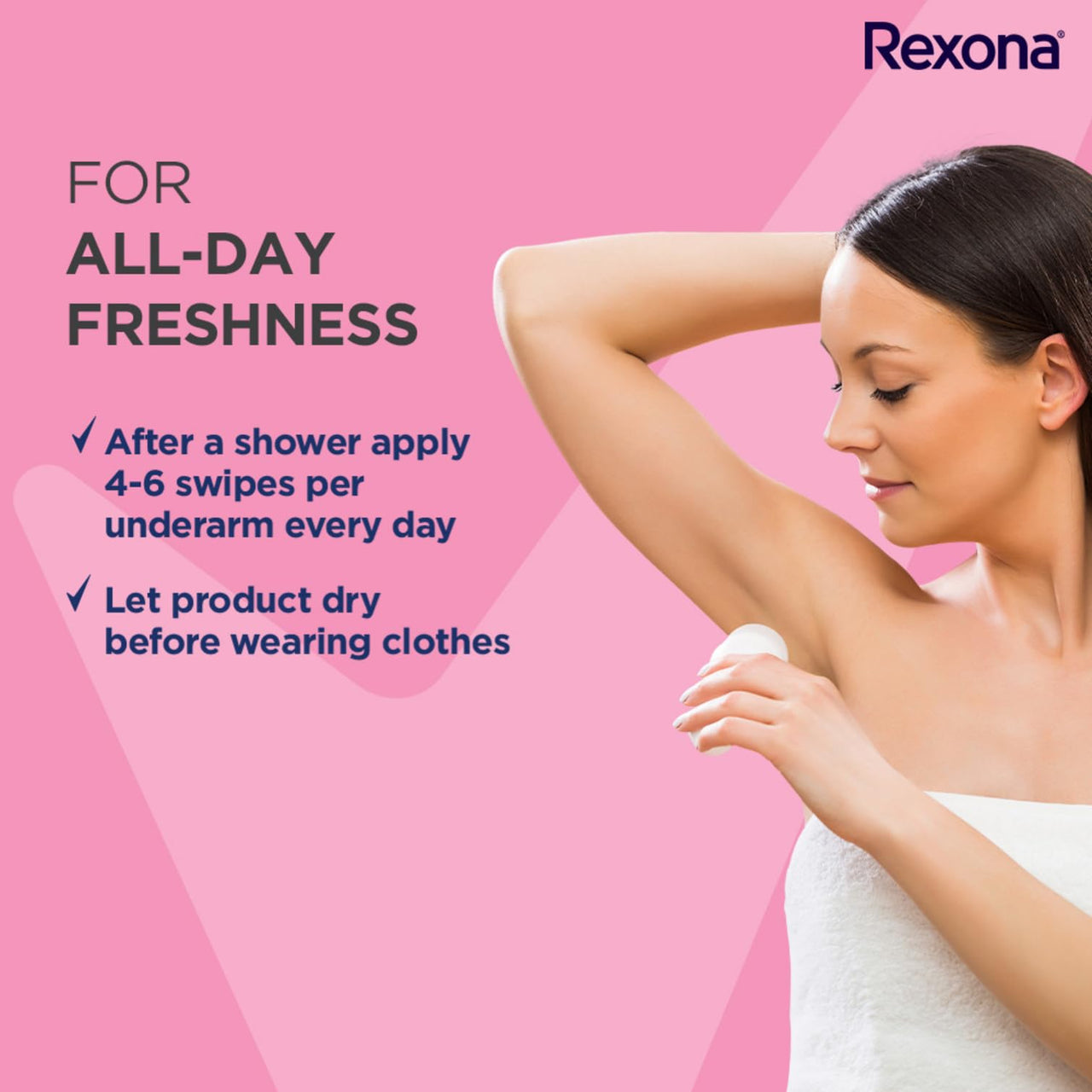 Rexona Powder Dry Underarm Floral Roll On Deodorant + Antiperspirant For Women|| 50 Ml+Rexona Powder Dry Underarm Roll On Deodorant + Antiperspirant For Women|| 50 Ml