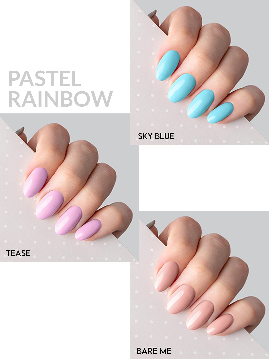STARSTRUCK BY SUNNY LEONE Pastel Rainbow Pack of 3