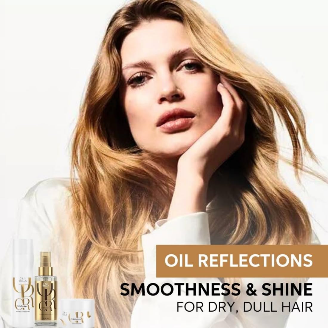 Wella Professionals Oil Reflections Luminous Smoothing Hair Oil | Frizz Control & Shine Booster | 100 ml