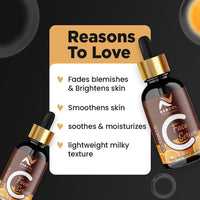 NATURALS Vitamin C Brightening Anti-Aging Glowing Skin Face Serum (multi, pack of 2)